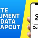 How do I delete data from CapCut?